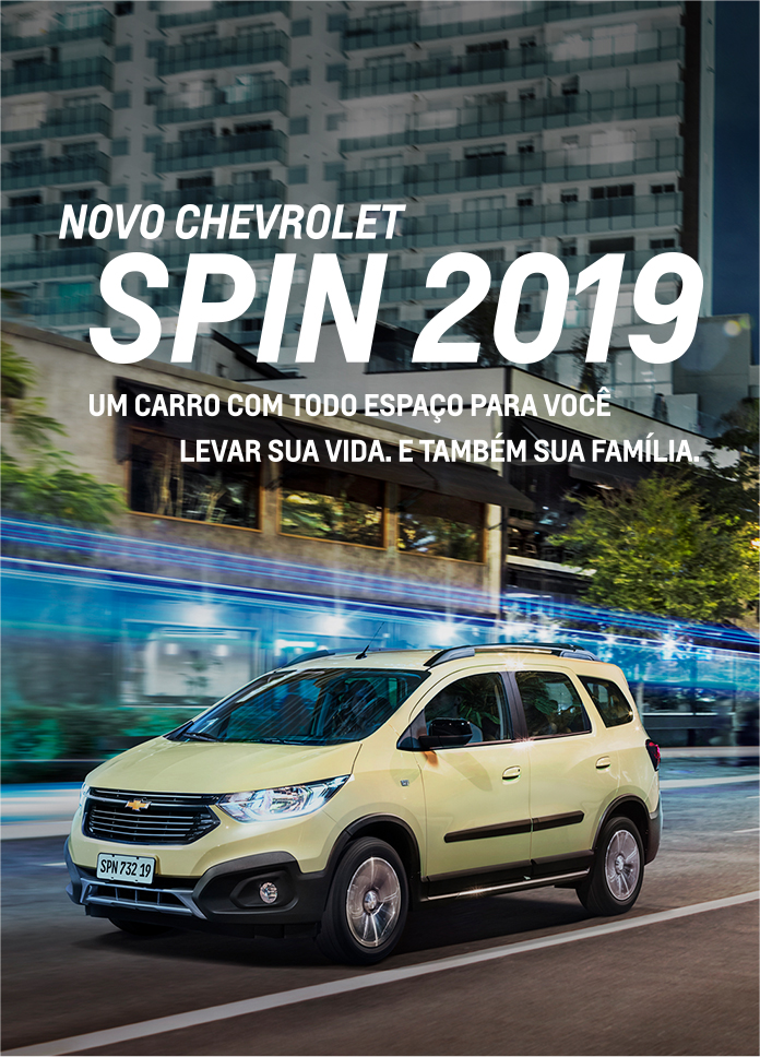 Novo Chevrolet Spin 2019